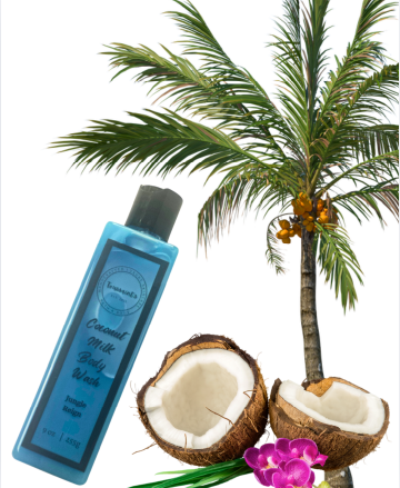 Coconut milk body wash
