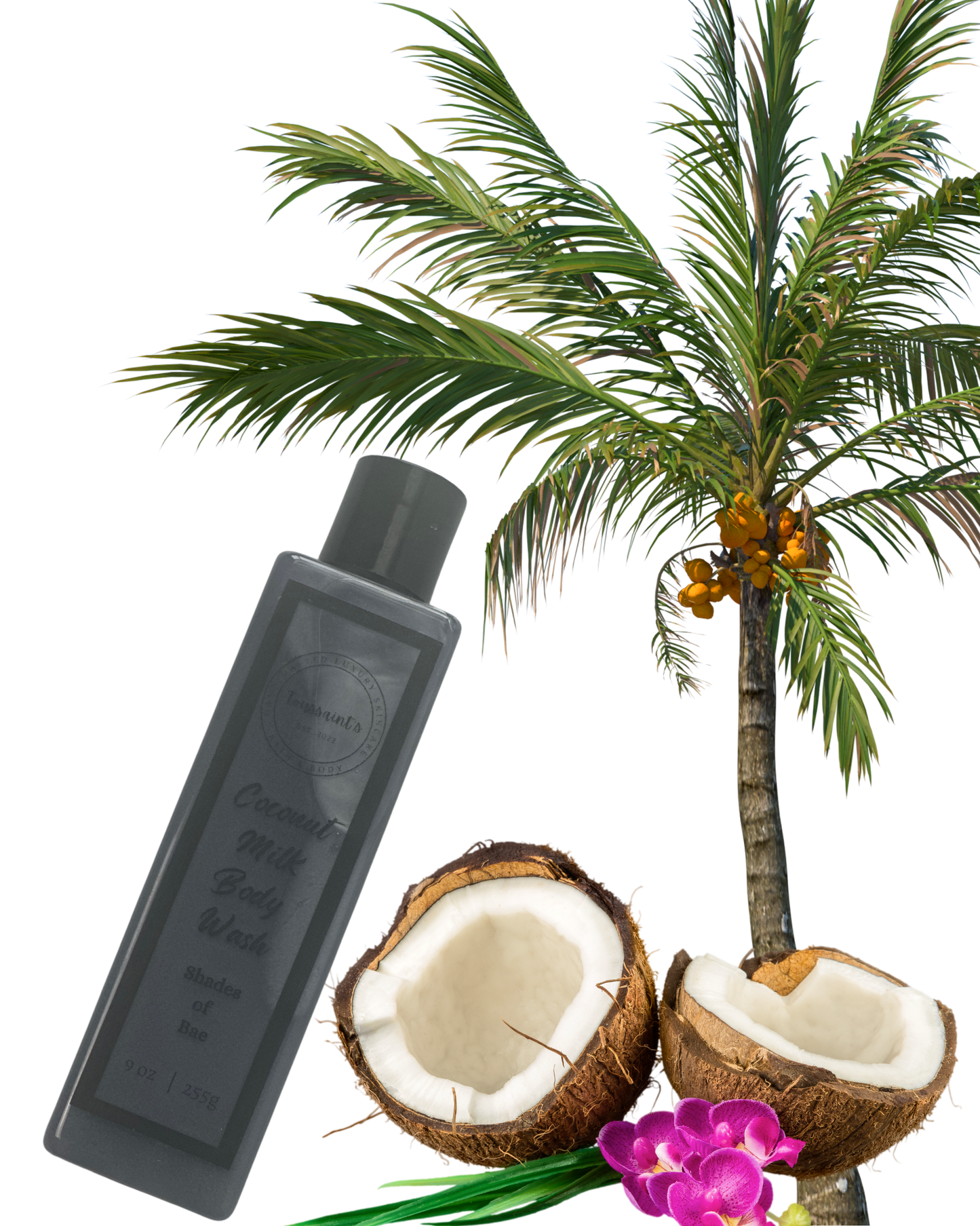 Coconut milk body wash